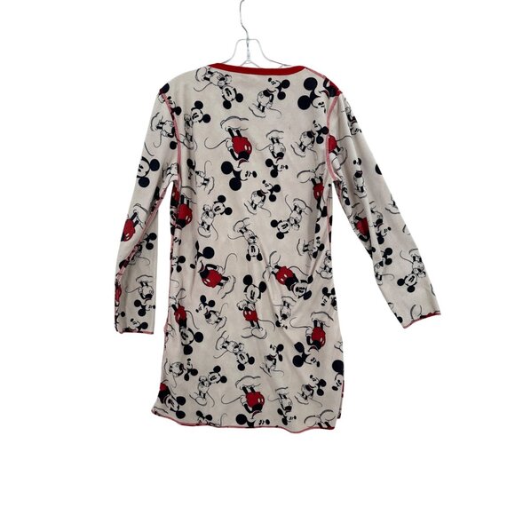 Disney Nightgown Mickey Mouse Fleece Womens Size‎ M Cozycore Casual Sleep Relax - Picture 2 of 10